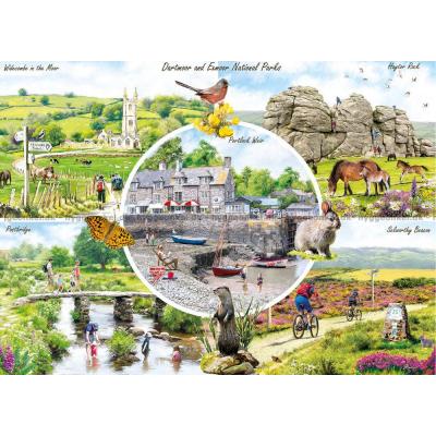 Bild av Macneil: Dartmoor & Exmoor, 1000 bitar