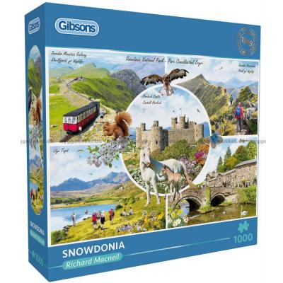 Macneil: Snowdonias vackra natur, 1000 bitar