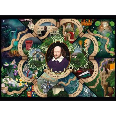 Bild av Shakespeare, 1000 bitar