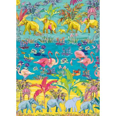 Bild av House of Turnowsky: Flamingoernas oas, 1000 bitar