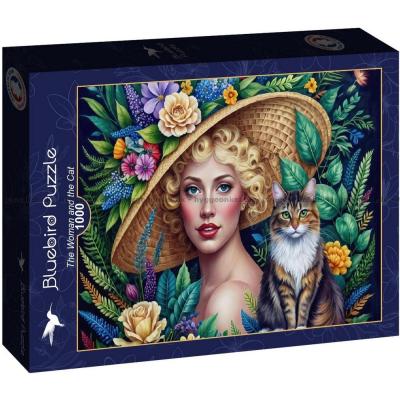 Kvinnan med sommarhatten, 1000 bitar