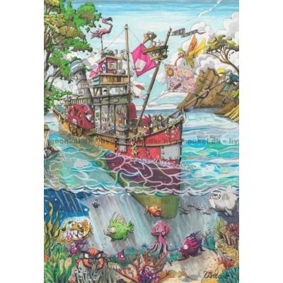 Den spännande ön, 1000 bitar