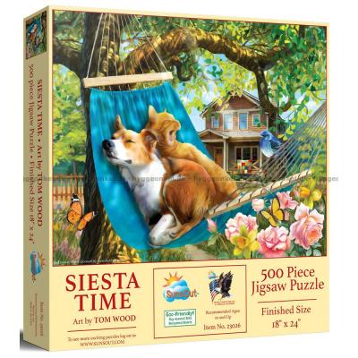 Wood: Siesta i solen, 500 bitar