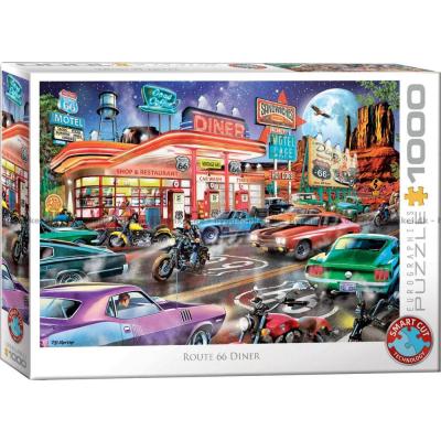 Route 66: Motorcyklar och månsken, 1000 bitar