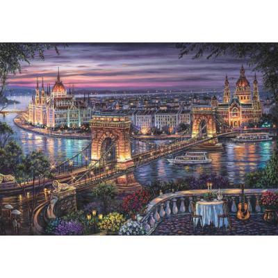 Bild av Final: Ljus över Donau, Budapest, 1000 bitar