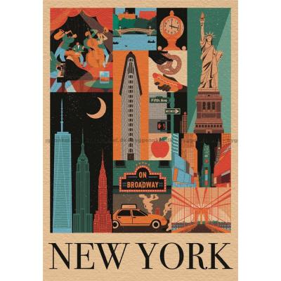 Bild av Städer: New York, 1000 bitar