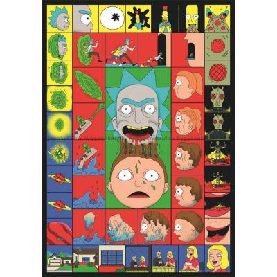 Bild av Rick and Morty: Universums galenskaper, 1000 bitar