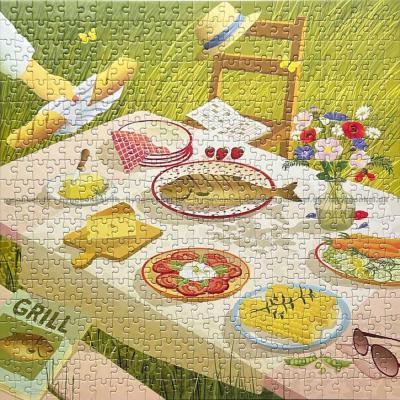 Bild av Picknick på ängen, 500 bitar