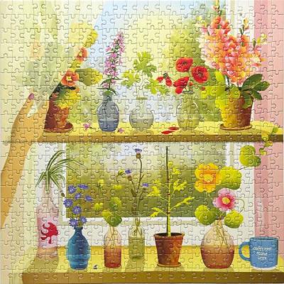 Bild av Fönsterbrädans blomsterliv, 500 bitar