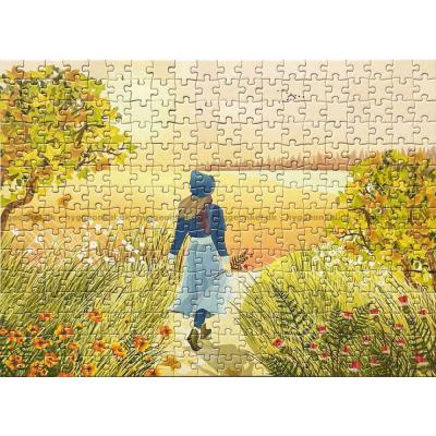 Bild av Plockar blommor på hösten, 300 bitar