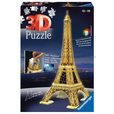 3D: Eiffeltornet - om natten, 216 bitar