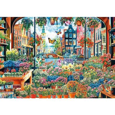 Bild av Amsterdam i full blom, 2000 bitar