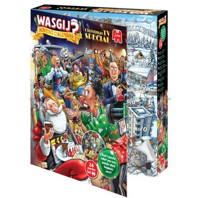 Bild av Wasgij: Julkalender - Julspecial för TV, 24x54 bitar