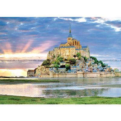 Bild av Frankrike: Mont Saint-Michel, 1000 bitar