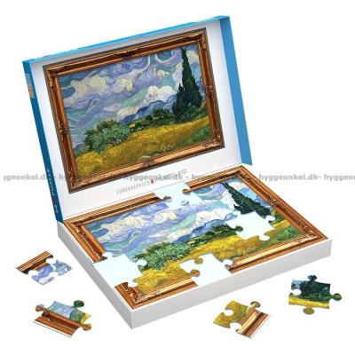 Bild av Van Gogh: Vetefält med cypresser, 24 bitar