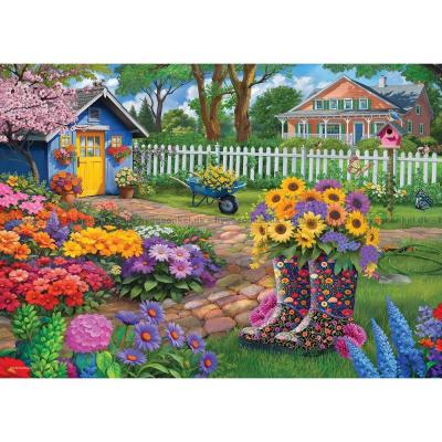 Bild av Stövlar fyllda med sommarblommor, 48 bitar