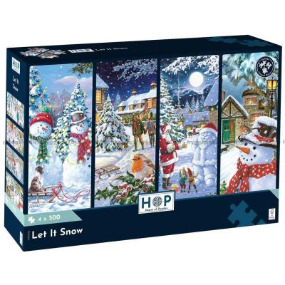 Stapleton: Julbelysning och snögubbar, 4x500 bitar