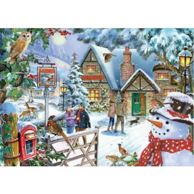 Bild av Stapleton: Julbelysning och snögubbar, 4x500 bitar