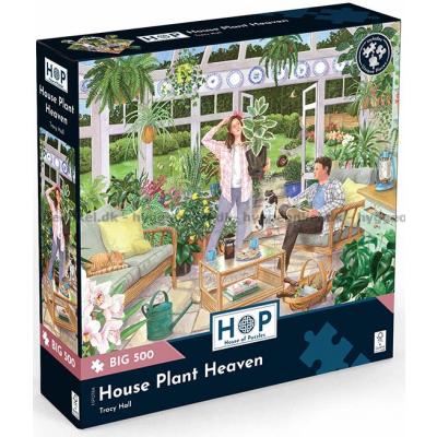 Hall: Stillsam stund bland växter, 500 bitar