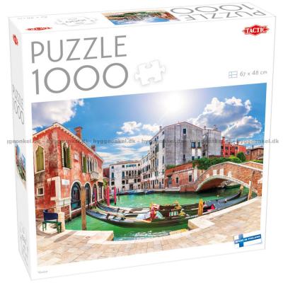 Venedig: Sol över kanalerna, 1000 bitar