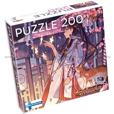 Vårkväll under körsbärsträdet, 200 bitar