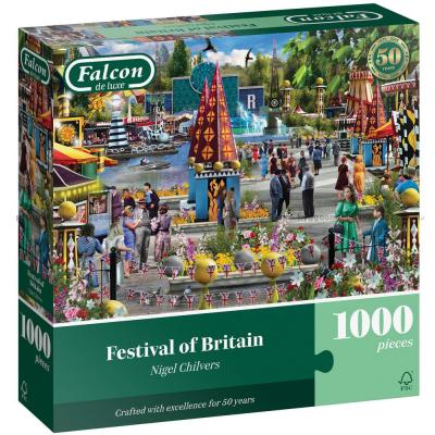 Färgsprakande folkfest, 1000 bitar