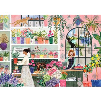 Bild av Färgglada blomsterdrömmar, 1000 bitar