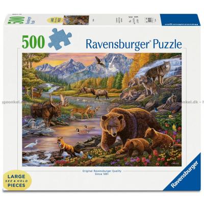 Djur i vildmarken, 500 bitar