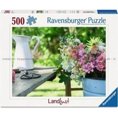 Sommarblommor i hink, 500 bitar