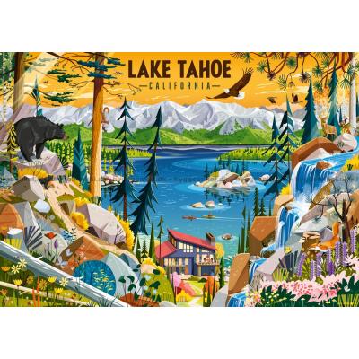 Bild av Kalifornien: Lake Tahoe, 1000 bitar