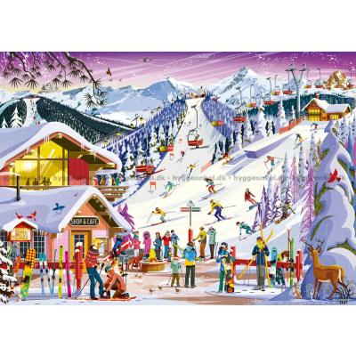 Bild av Snöglädje och skidåkning, 1000 bitar