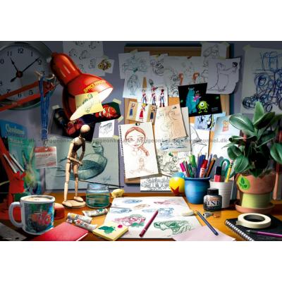 Bild av Disney: Pixar - Kreativitet på ritbordet, 1000 bitar