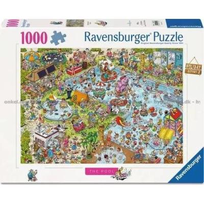 Roligt vid swimmingpoolen, 1000 bitar