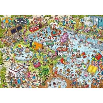 Bild av Roligt vid swimmingpoolen, 1000 bitar