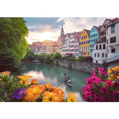 Bild av Tyskland: Tübingen i kvällsljus, 1000 bitar