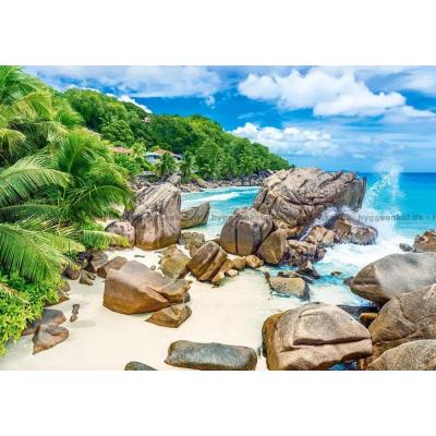 Bild av Seychellerna: La Digue Island, 500 bitar