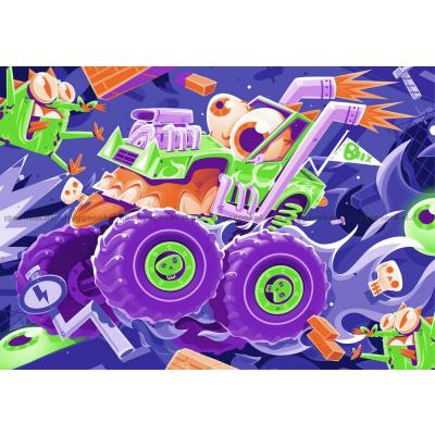 Bild av Monstertruckar, 2x24 bitar