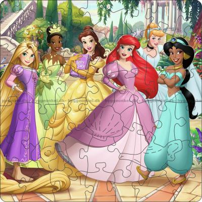 Bild av Disney prinsessor - Träpussel, 44 bitar