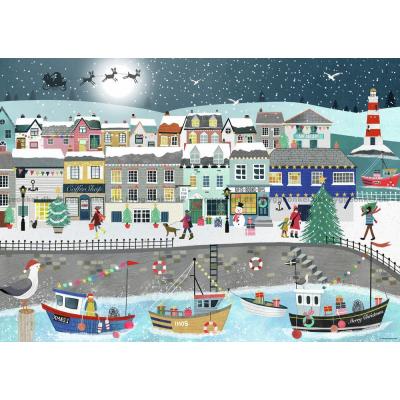 Bild av Jul på hamnen, 1000 bitar