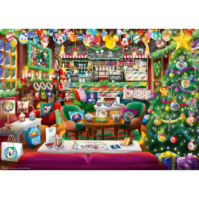 Bild av Disney: Julstämning i caféet, 1000 bitar