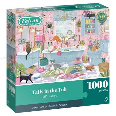 Bråk på badrummet, 1000 bitar