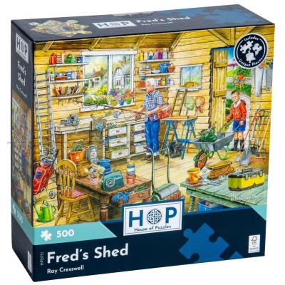 Cresswell: Vår i trädgårdsskjulet, 500 bitar