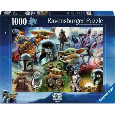 Star Wars: Mandalorian och Baby Yoda, 1000 bitar