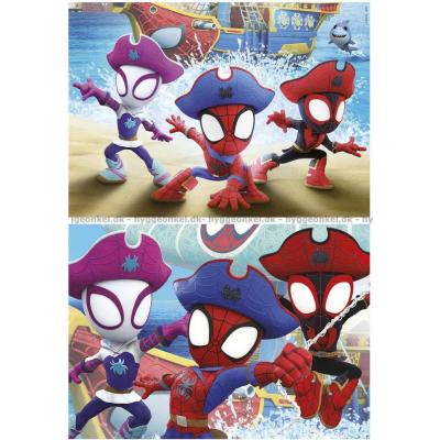 Bild av Marvel: Spidey och hans fantastiska vänner - Waterwebs, 2x20 bitar