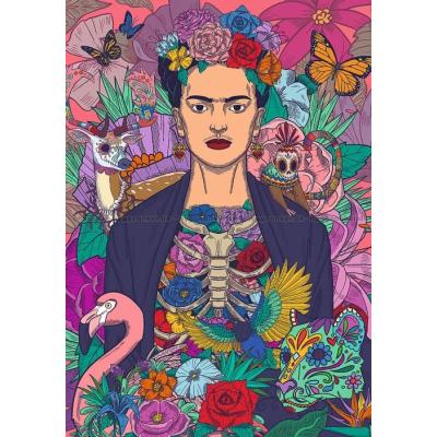 Bild av Frida Kahlos färgstarka universum, 1000 bitar