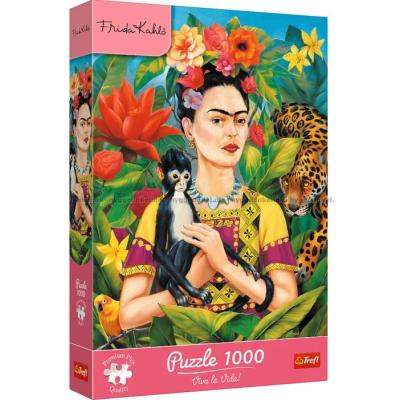 Frida Kahlo: Bland djur och blommor i djungeln, 1000 bitar