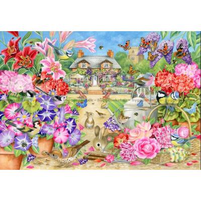 Bild av Comerford: Blomsterliv och fågelsång, 1000 bitar