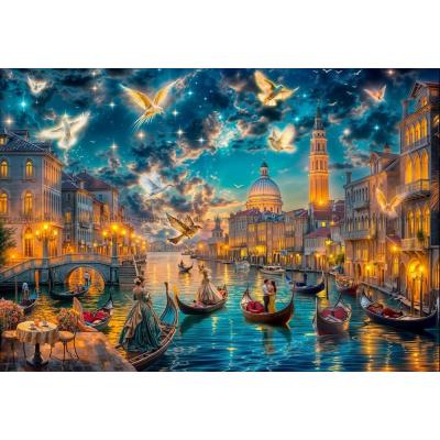 Bild av Äventyrlig kväll i Venedig, 1000 bitar
