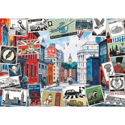 Bild av Vykort: London i färg, 500 bitar