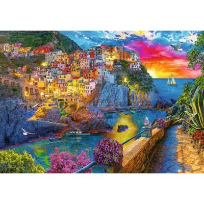 Bild av Maclean: Cinque Terre i solnedgången, 1000 bitar